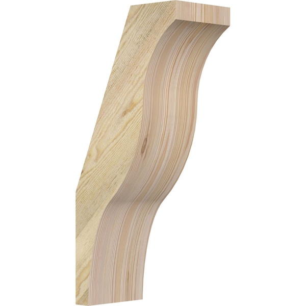 Ekena Millwork 6"W x 10"D x 22"H Funston Rough Sawn Knee Brace, Douglas Fir BRC06X10X22FST00RDF - main